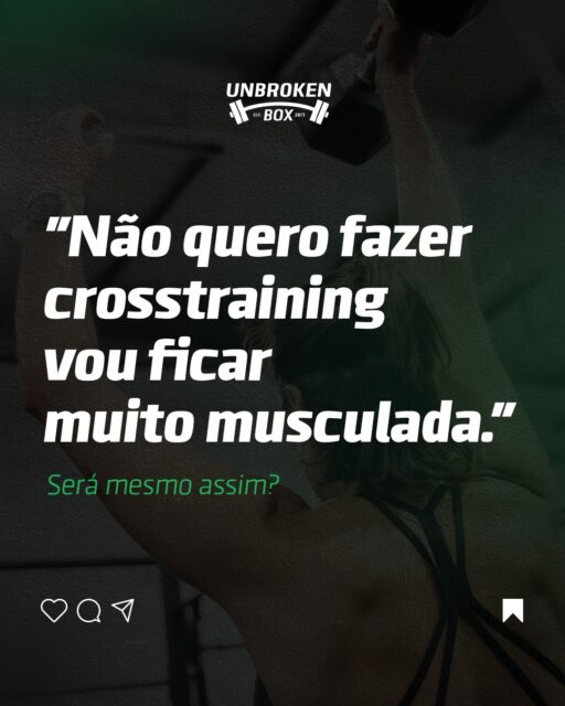 “𝙀𝙪 𝙣𝙖̃𝙤 𝙦𝙪𝙚𝙧𝙤 𝙛𝙖𝙯𝙚𝙧 𝘾𝙧𝙤𝙨𝙨𝙩𝙧𝙖𝙞𝙣𝙜 
𝙥𝙤𝙧𝙦𝙪𝙚 𝙣𝙖̃𝙤 𝙦𝙪𝙚𝙧𝙤 𝙛𝙞𝙘𝙖𝙧 𝙢𝙪𝙞𝙩𝙤 𝙢𝙪𝙨𝙘𝙪𝙡𝙖𝙙𝙖.”

🤔

É uma frase que ouvimos muitas vezes, principalmente de mulheres que nunca experimentaram treino de força.

Mas existe um enorme mito à volta disto.
𝗡𝗶𝗻𝗴𝘂𝗲́𝗺 𝗳𝗶𝗰𝗮 “𝗴𝗿𝗮𝗻𝗱𝗲” 𝗽𝗼𝗿 𝗮𝗰𝗶𝗱𝗲𝗻𝘁𝗲.

Ganhar massa muscular é um processo lento e exige consistência, estímulo adequado, alimentação, recuperação e muito tempo.

𝗘 𝗺𝗮𝗶𝘀 𝗶𝗺𝗽𝗼𝗿𝘁𝗮𝗻𝘁𝗲: ganhar músculo não significa automaticamente ficar com um corpo masculino. ✨👩‍🦰

𝗘𝘅𝗽𝗲𝗿𝗶𝗺𝗲𝗻𝘁𝗮. 𝗧𝗿𝗲𝗶𝗻𝗮. 𝗙𝗶𝗰𝗮 𝗺𝗮𝗶𝘀 𝗳𝗼𝗿𝘁𝗲. 💪

#unbrokenbox #crosstraining #crossfitportugal #crossfit #treinofuncional #workout #workoutmotivation #wod #sport #santarém #santarem #santaremportugal #youareunbroken